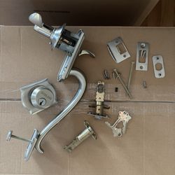 Schlage Brushed Nickel Front Door Handle