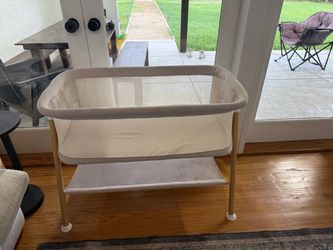 Newton Baby Essential Bassinet, Breathable & Washable - Sandstone