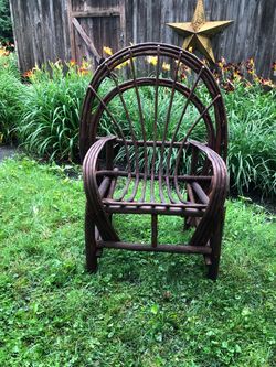 Chair / Rustic Bent Cypress Arm Chair