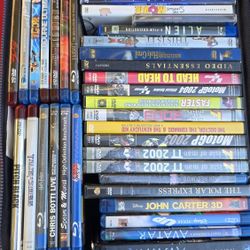 Blu Ray- DVD Audio- DVD Discs, Misc. Priced Per 1ea.