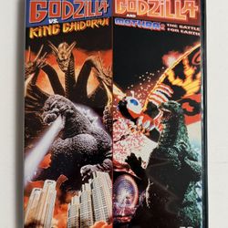 Godzilla vs King Ghidorah & Godzilla vs Mothra (Double Feature) HD DVD