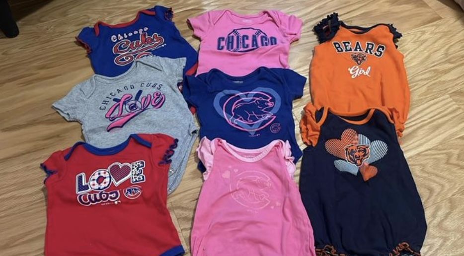 Chicago Bears/Cubs Onesies