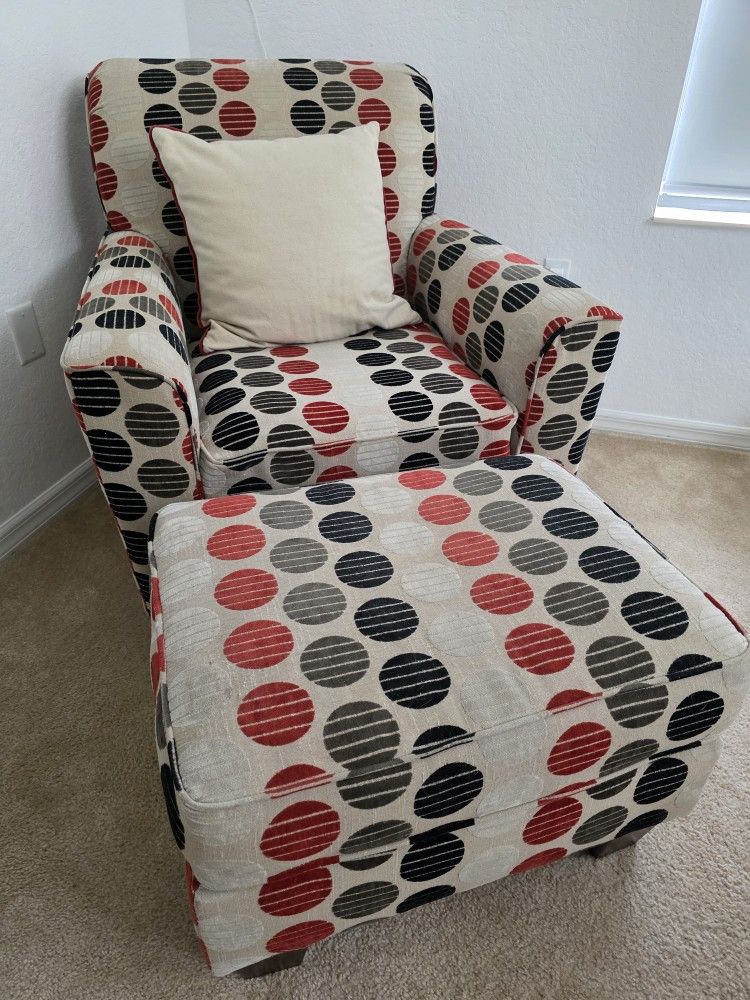 Chair & Ottoman