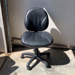 Black Leather Office Chair