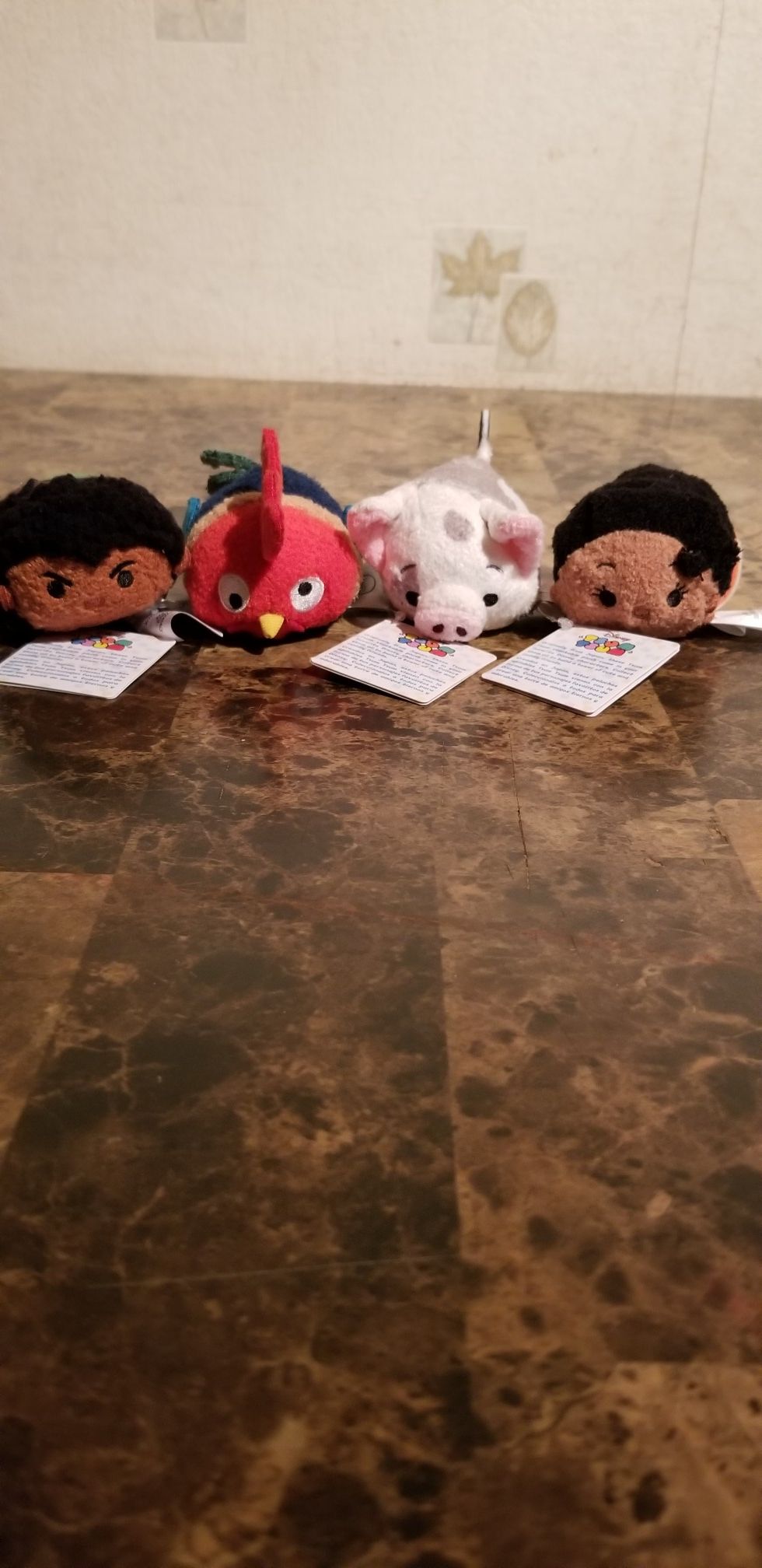 Disney Tsum Tsum Moana Mini Plush Set Lot of 5