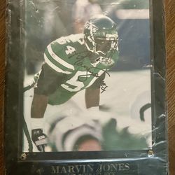 Marvin Jones Signed Plaque 