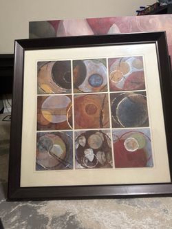 Framed abstract art print