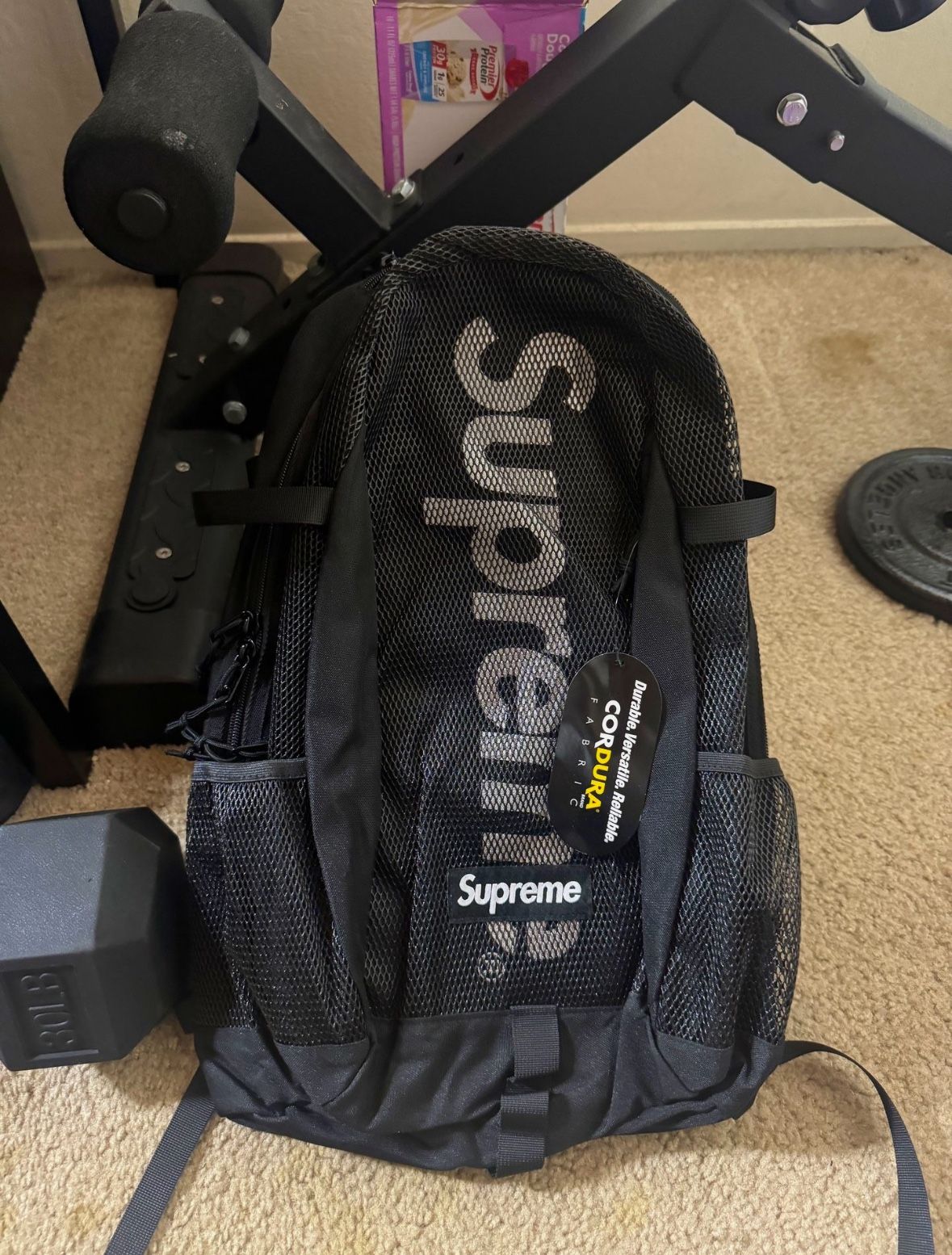 Supreme SS20 Backpack Black
