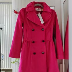 brand new double -buttoned women 's coat 