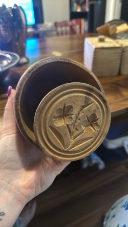 Floral butter mold press
