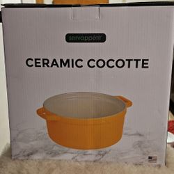 Servappétit 5.2 Qt Stackable Ceramic Cocotte Cooking Pot