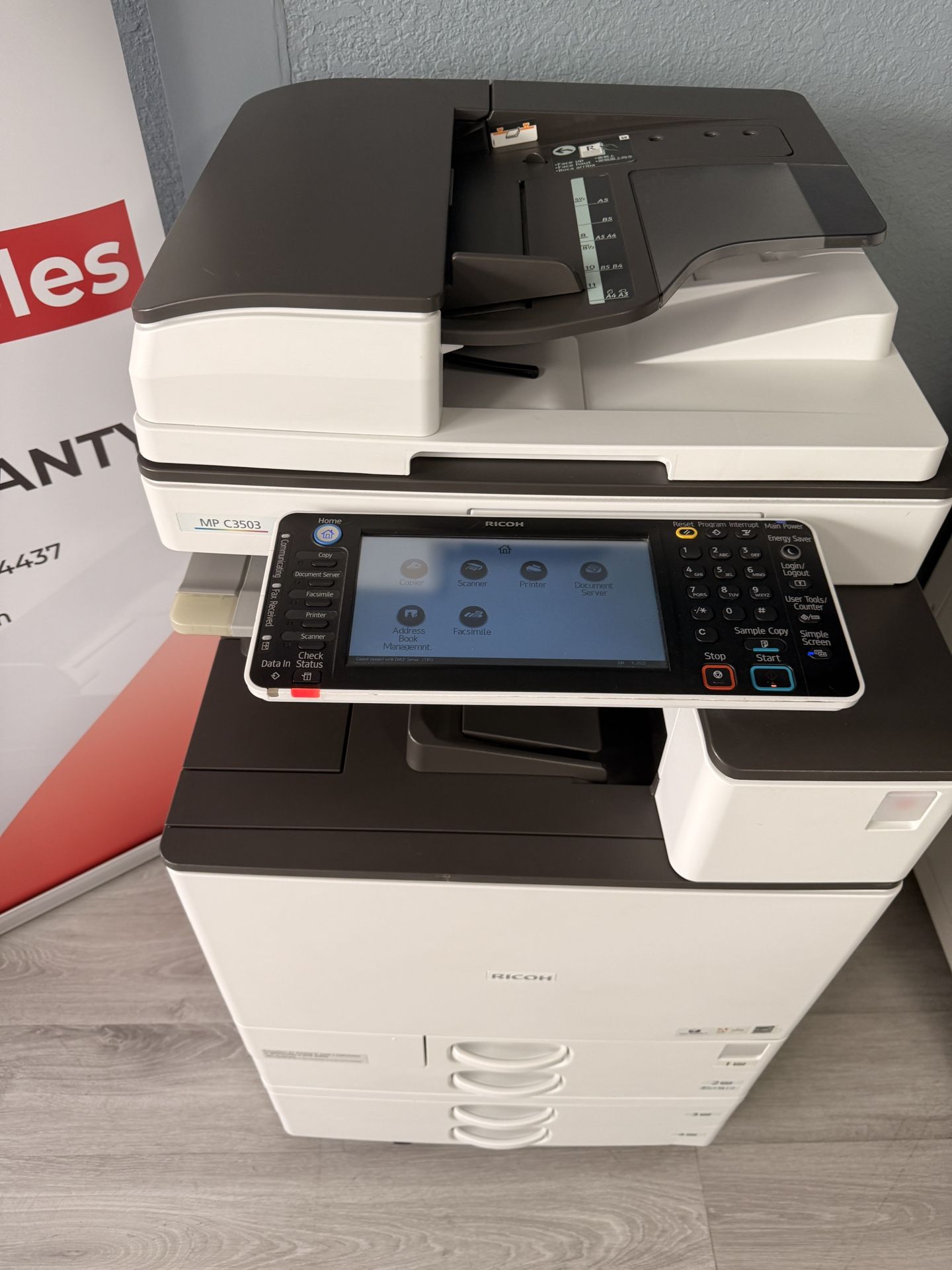 Ricoh Mp C3503 Color Copier Machine Laser