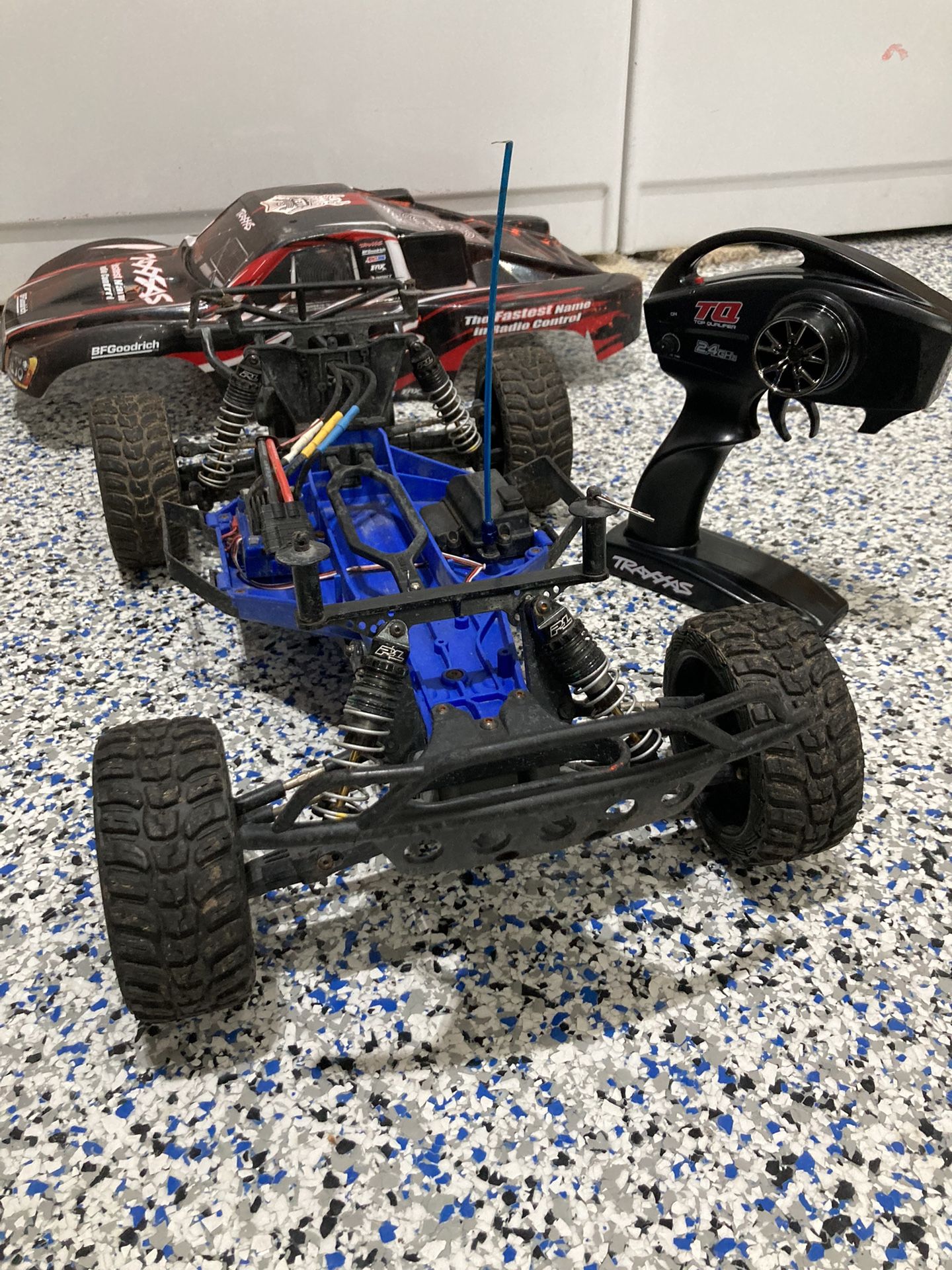 Vassoio Di Montaggio ESC Universale Blu Per Traxxas Slash 2WD (telaio HCG) | Custom