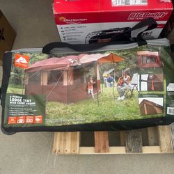 Ozark Trail 6 Person Lodge Tent with Front Awning