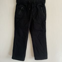 Cat & Jack Boys Size 3T Fleece Lined Black Pants