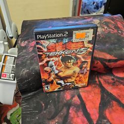 Tekken 5 Sony PlayStation 2 PS2 2005 Black Label