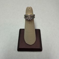 14kw Chanel Set Princess Cut 3 Stone