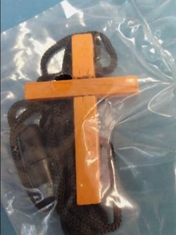 Wooden Cross Necklace - 10 Pack