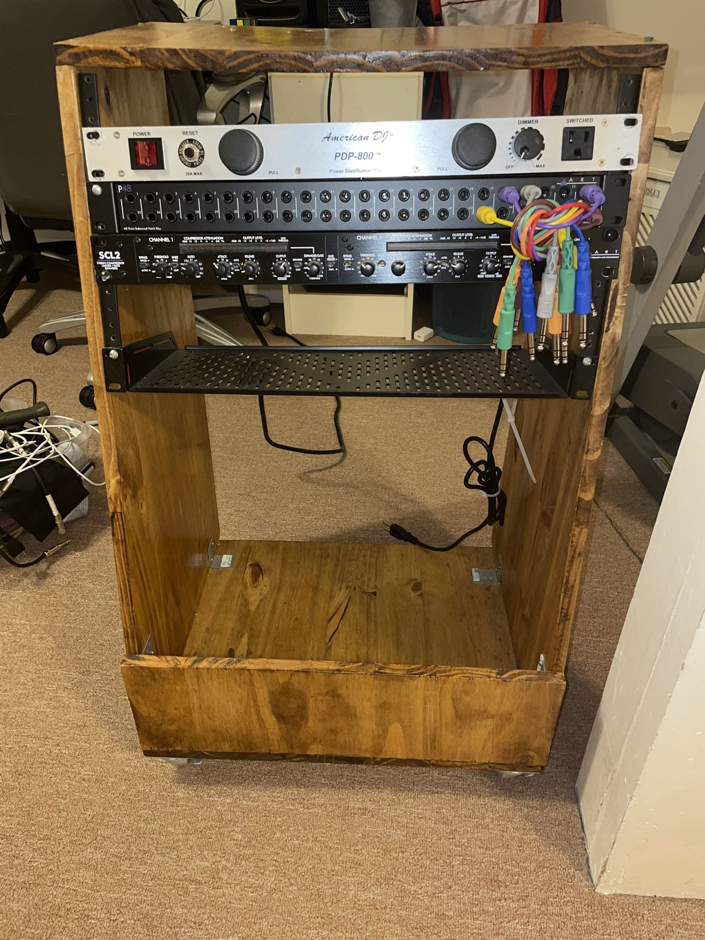 Custom Studio Equipment Rack – Fully Loaded! 🎛️🎚️🔥 - $375 OBO