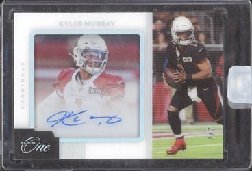 KYLER MURRAY 2020 PANINI ONE SHADOWBOX ON CARD AUTO 2/2 ENCASED SEALED #167