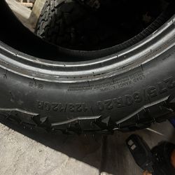 275/60R/20 mud terrain tires