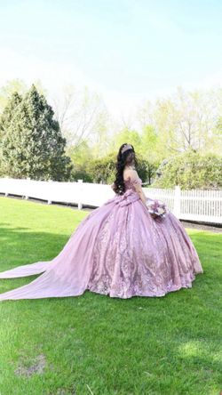 Quinceañera vestido dusty rose