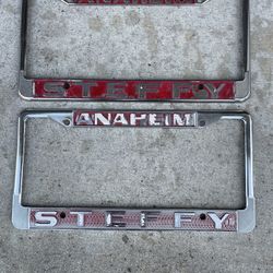 Vintage Steffy Buick metal frames
