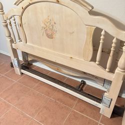 Queen Size Bed Frame With Rails 