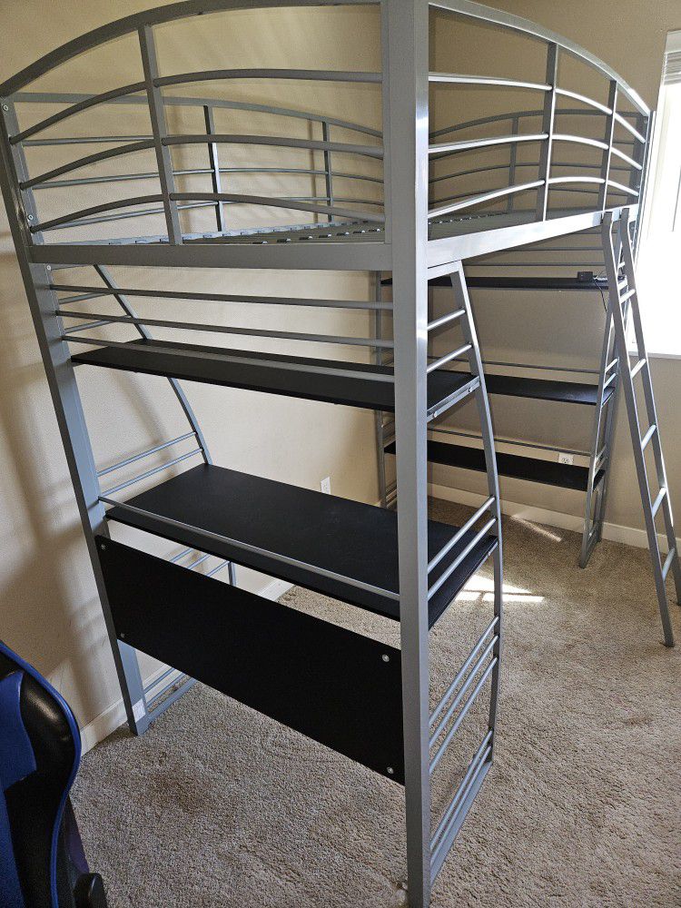 Twin Loft Bed With Desk