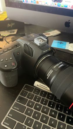 Black Magic 6K pocket cinema cam EF mount