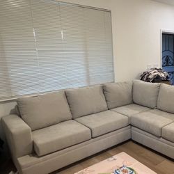 Living Spaces Sectional Couch