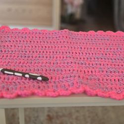 New Handmade Crochet Adorable Doll Blanket