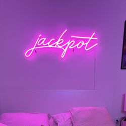 Custom Jackpot Neon Sign