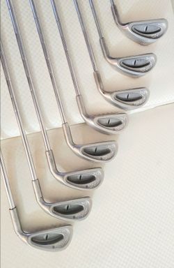 Vintage Ping Eye Iron Set 2-4-5-6-7-8-9-W Steel Shafts Made in USA Golf Clubs