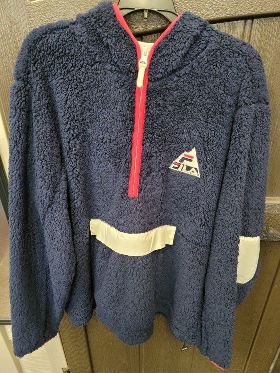 Men's Fila Sherpa Hoodie 