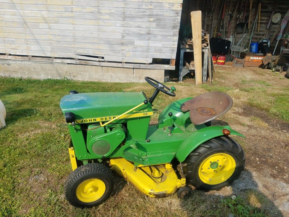 John deere 110 round fender