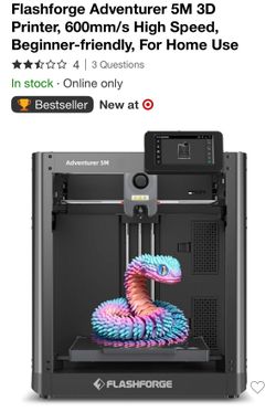 Flashforge Adventurer 5M 3D Printer