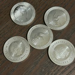Silver 1 oz. .9999 Australian Kangaroo Coins 