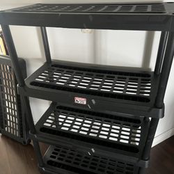 Sturdy Rack With Extra Shelf
