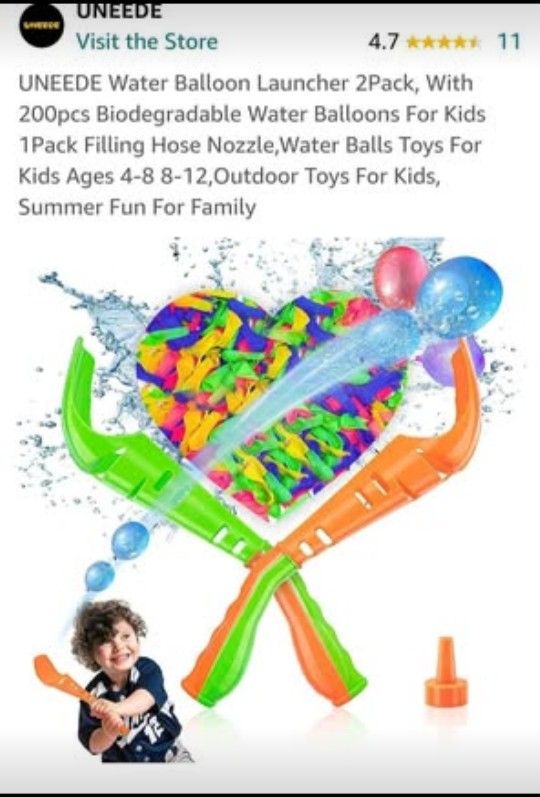 New In Sealed Package. Water 💦 🎈 Balloon Launcher. Get 2 Launchers And Balloons. See Photos. Cash Pickup Only