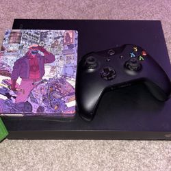Xbox One X 2 Games And Controller