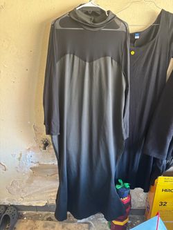 Black Long Sleeve Maxi Dress formal brand new 4x 20$
