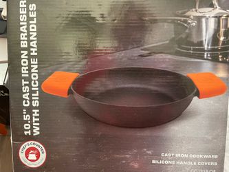 Chefs Counter 3 Piece Heavy Duty Cast Iron Pans