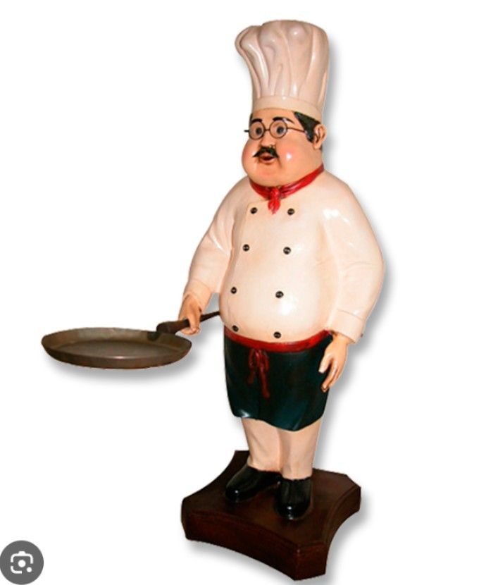 CHEF. VINTAGE. EXTRA LARGE. ALMOST 3 FT TALL.
