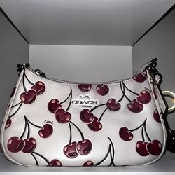 Coach Cherry Purse And Wallet