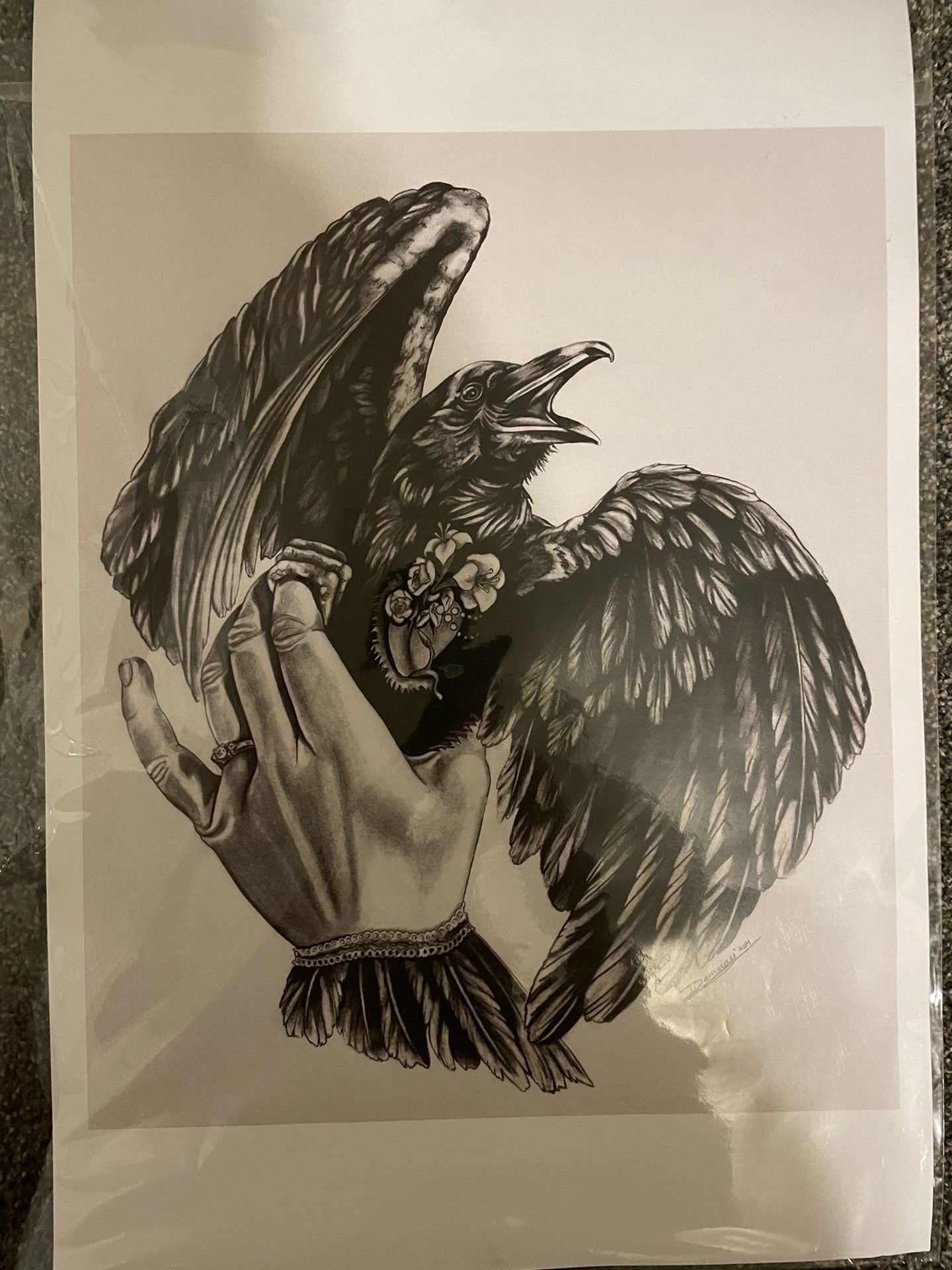 Hand Drawn Art Piece