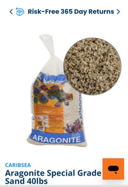 Caribsea Aragonite Special Grade Dry Sand 40lbs