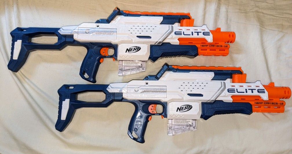 Nerf N-Strike Elite Cam ECS-12 Motorized Blaster And Clip