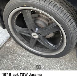 19” Black TSW Jarama Wheels 