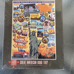 Great America Road Trip 1000  Piece Puzzle